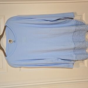 (New) Anne Klein Light Blue Women's Long Sleeve Top Size XL